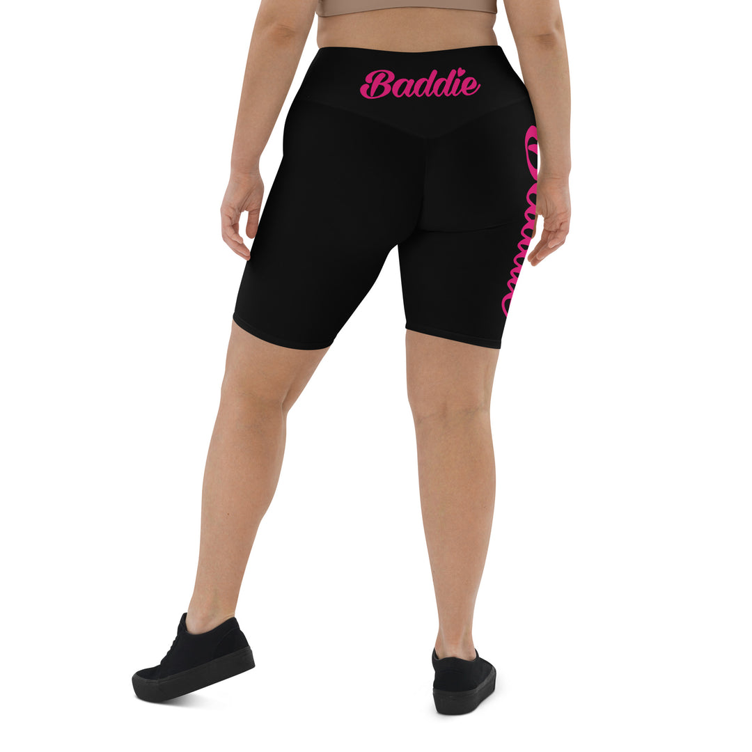Baddie Biker Shorts (Pink Print)